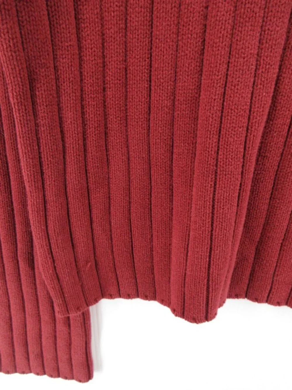 VINTAGE Abercrombie & Fitch Sweater XL Pullover Y2K Ribbed Slim Chunky *